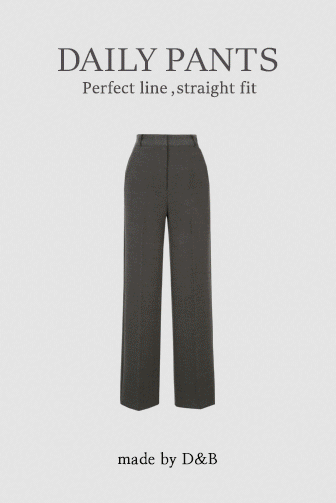 Dabagirl 76160 Solid Tone Straight Cut Tailored Pants