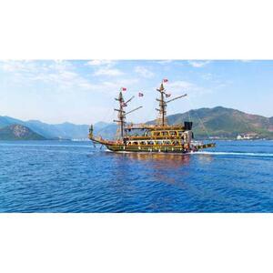 チュルキエ・アンタルヤランチを含むケメル終日海賊船旅行 [GG_t52851]