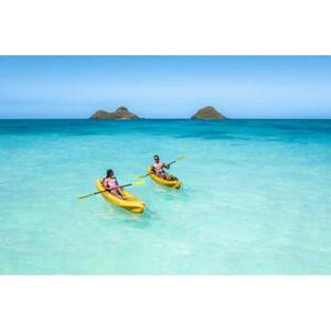 アメリカハワイオアフ島：双子島カイルアカヤックツアー