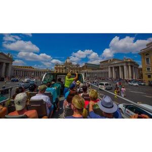 로마: 바티칸과 시스티나 예배당이 있는 HOP ON HOP OFF 버스