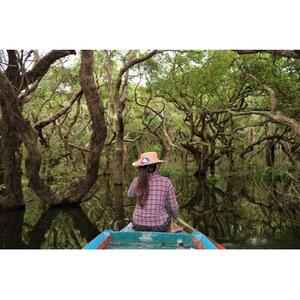 캄보디아 시엠립 톤레삽 호수(TONLE SAP LAKE) 어촌 마을 및 침수된 숲 [GG_t70624]