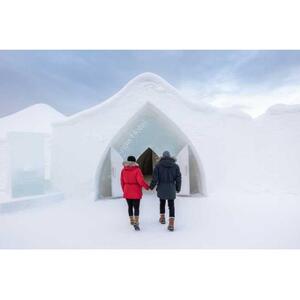 로바니에미: 오후 북극 눈 호텔 투어