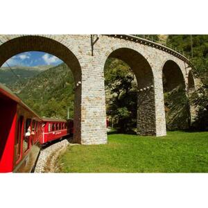 Departed from Milan, Italy: Bernina &amp; Saint-Moritz Tourist Train Daily Tour [GG_t6401]