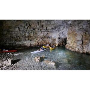 풀라: 푸른 동굴과 함께하는 스노클링, 수영 및 카약 투어
