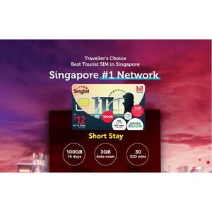 5G/4G Tourist SIM Card for Singapore (Changi Airport Pickup) [TI_p1042692]