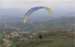 马来西亚 沙巴拉瑙婆罗洲滑翔伞飞行体验[KL_48735]