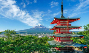 One-day trip to Mount Fuji, Japan | Arakurayama Sengen Park, Osino Hot Kai, Hikawa Watch Store, Lawson Kawaguchiko Station (from Tokyo) [KK_151510]