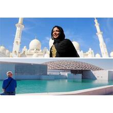 아랍에미리트 두바이에서 출발: 루브르 박물관과 모스크가 있는 아부다비 종일 여행