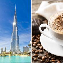 124th and 125th floors of Burj Khalifa in Dubai, United Arab Emirates + Cafe [TI_p974510]
