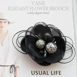 [Vane-AC607] Elegant flower brooch