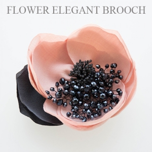 [Vane-AC623] Flower elegant brooch
