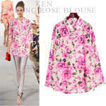 [Ken-TO102] Blooming rose blouse-  2013, 명품라인  