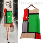 [Ise-OP249] Proportion pleats dress-2013, NEW 수입신상 예술 프로포션!플리츠의 매력 200%  