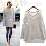 [Ral-KN209] Lace knit top-로맨틱한 레이스감각적인 디자인 인기! 