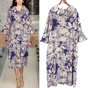 [Vane-OPc004] Floral cool dress- BOUTIQUE ITEM  고급인견원피스!단품당일출고 