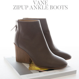 [Vane-SH754] Zipup ankle boots-리얼소가죽으로 고급스러운 앵클부츠착화감이 편하고 안정감있어요!