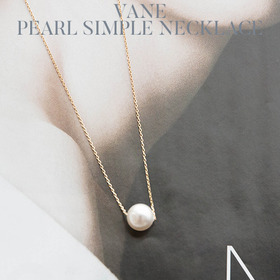 [Vane-AC694] Pearl simple necklace-하나만으로 우아하고 멋스럽게심플한 디자인으로 언제든 멋스럽게 어울려요