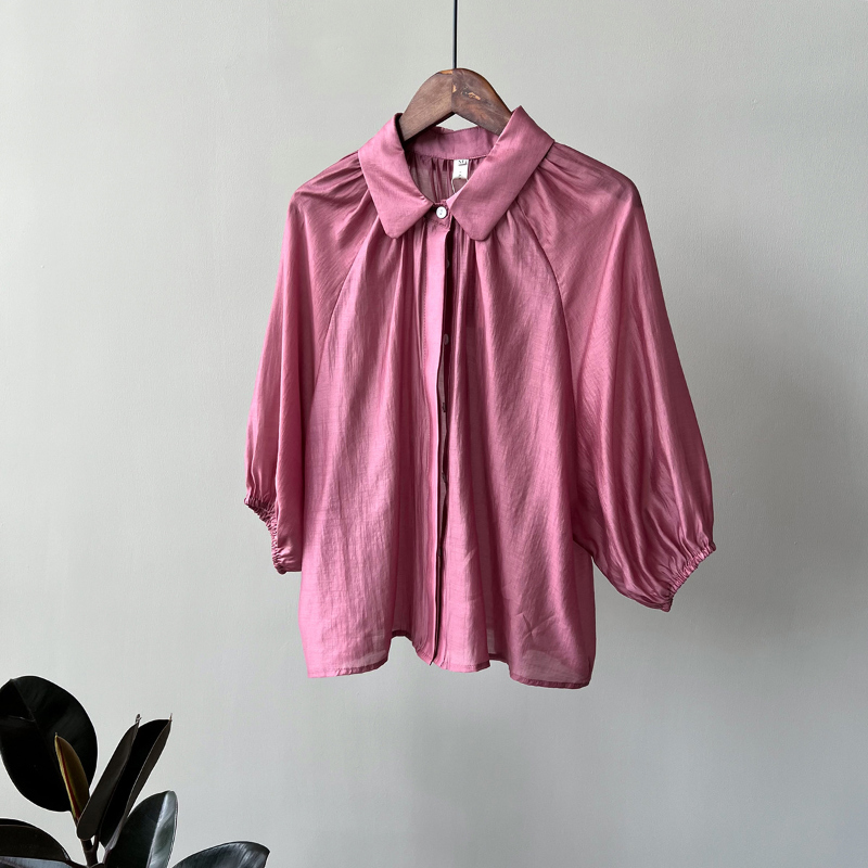 blouse rose color image-S1L16