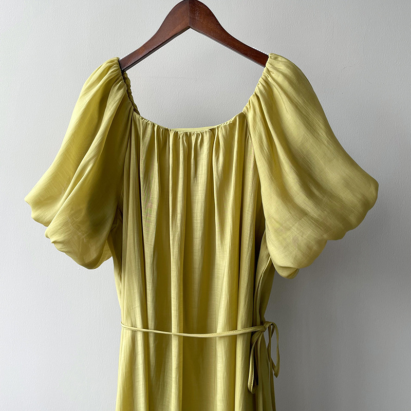 dress olive color image-S1L17