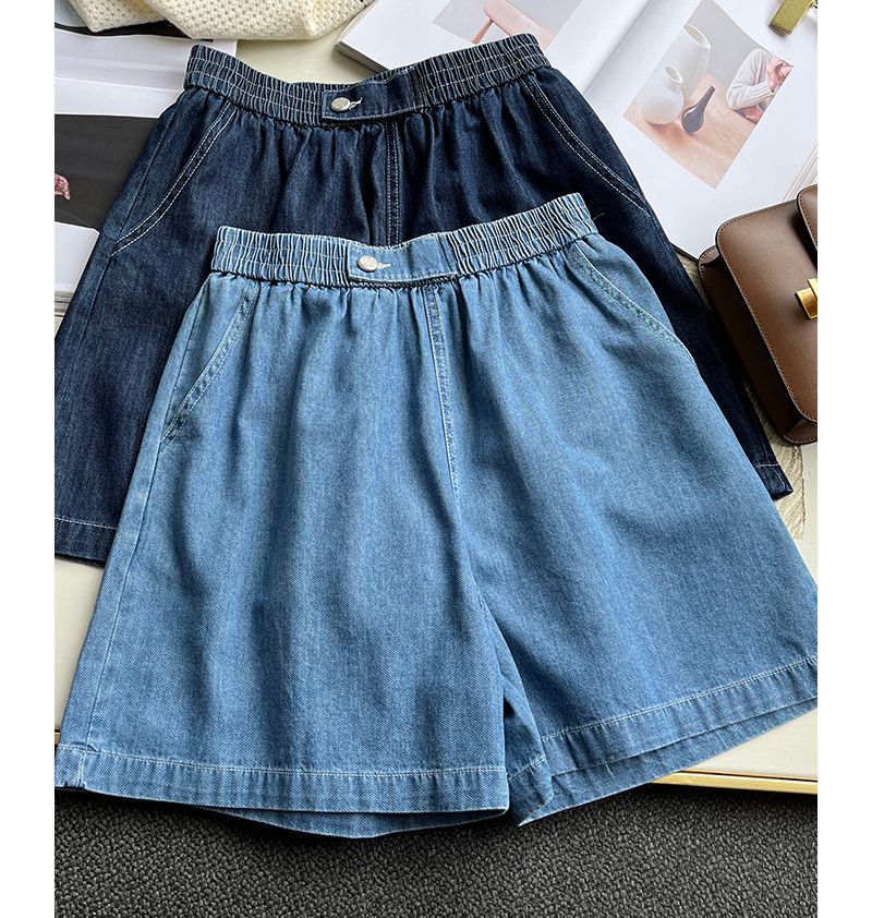 ミニスカート ブルー 商品カラー画像-S1L23