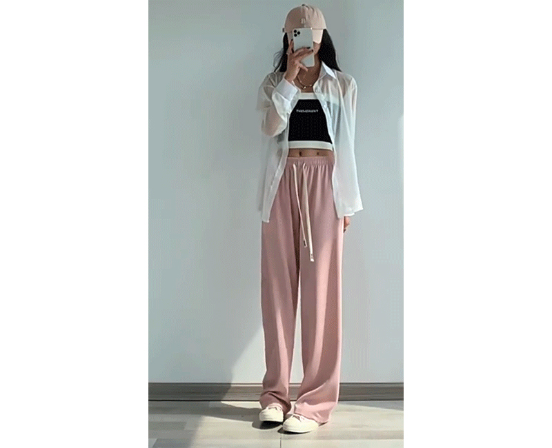 suspenders skirt/pants model image-S1L67