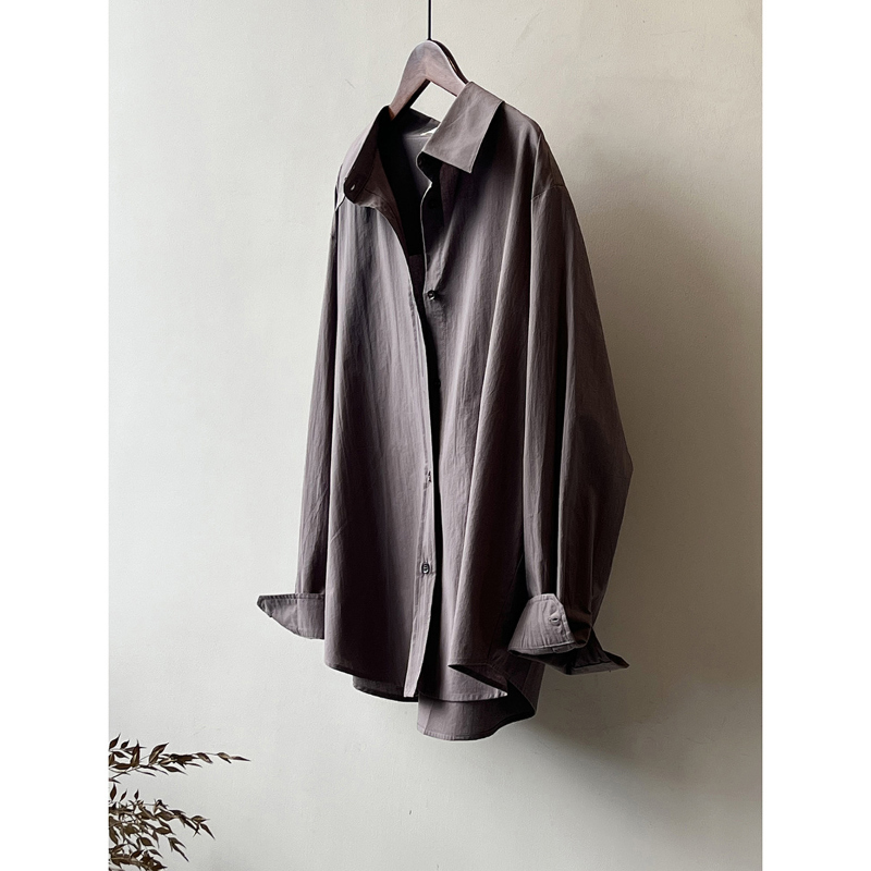 blouse charcoal color image-S1L48