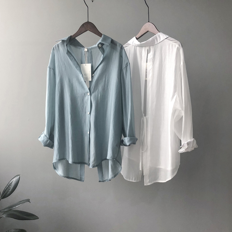 blouse khaki color image-S1L9