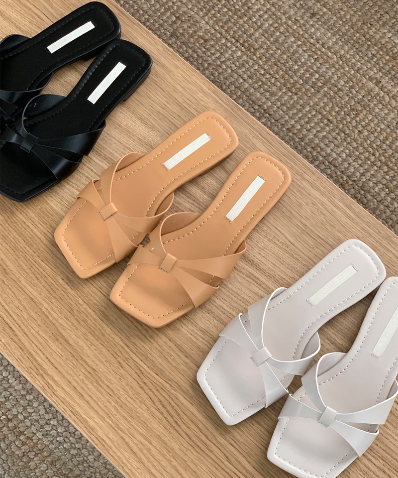 Ribbon casual slippers : [PRODUCT_SUMMARY_DESC]