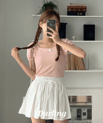 [MADE] Sweetie Ribbon Layered T-Shirt : [PRODUCT_SUMMARY_DESC]