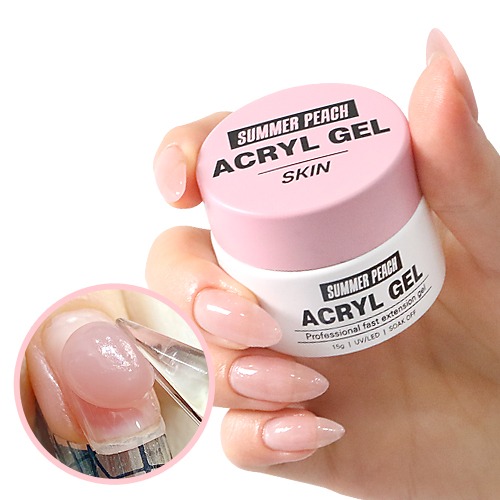 Summer Peach Acrylic Gel 15g - danjinail