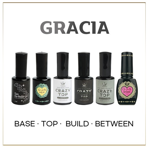 Gracia Basic Gel (Base Gel/Top Gel/Build Gel/Between) - danjinail