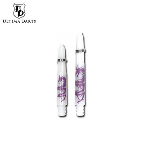 Ultima Darts - Shaft - Design - Dragon - white purple