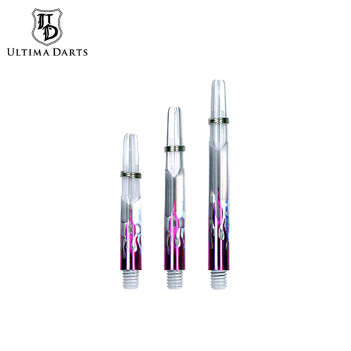 Ultima Darts - Shaft - Design - Fire - clear purple