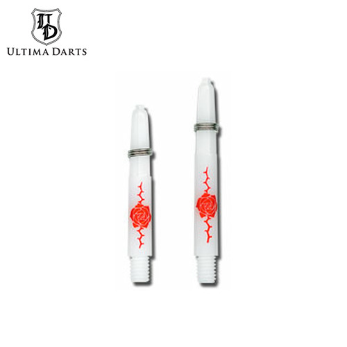 Ultima Darts - Shaft - Design - Rose - white red