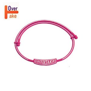 Overtake - Necklace - Hot Pink white
