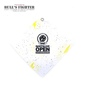 Bull&#039;s Fighter Towel - 2019 GOANGDONG DARTSLIVE OPEN 한정판 - Black