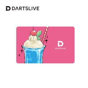 Dartslive online card - 크림소다 (핑크)