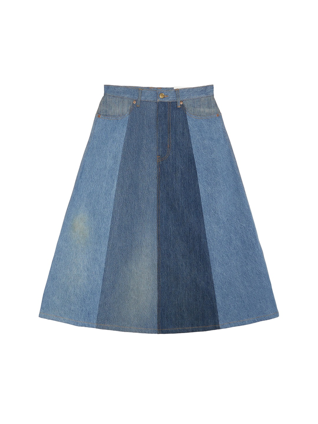 Reworked Vintage Simone Skirt Classic Mixed Indigo / 리워크 빈티지 사이먼 스커트 클래식 믹스 인디고