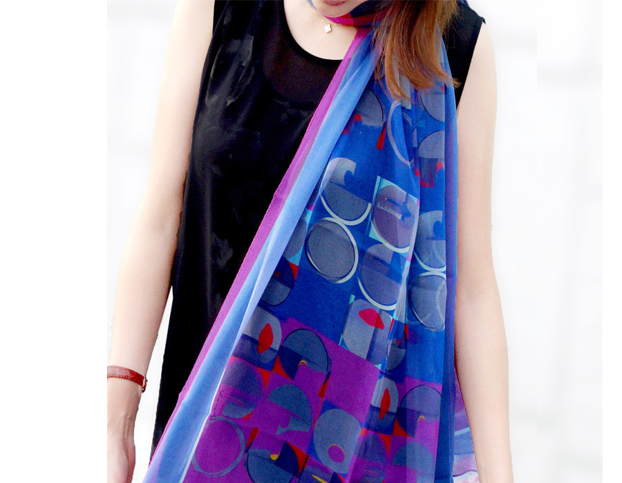 silk scarf, modal scarf, wool silk, women&#039;s scarf, luxury style