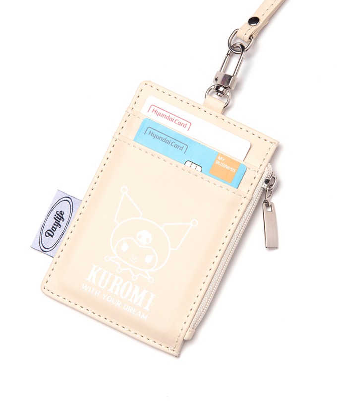 [31%OFF]DAYLIFE X KUROMI PHOTO CARD CLEAR WALLET (IVORY)_クロミ
