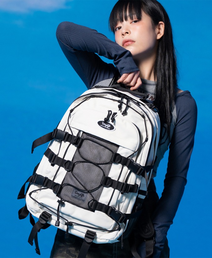 DAYLIFE DOUBLE STRING BACKPACK (IVORY)リュックサック