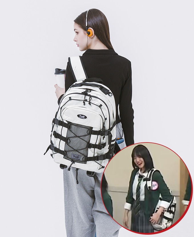 [Seunglee ha]2022 DAYLIFE DOUBLE STRING BACKPACK (IVORY)
