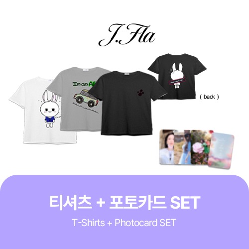 [J.Fla(제이플라) Concert Official MD] 티셔츠 + 포토카드 SET