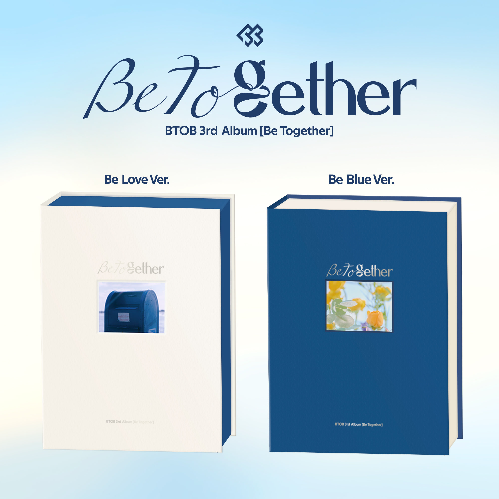 비투비(BTOB) - 정규 3집 [Be Together] (Be Love + Be Blue Ver. 2종세트)