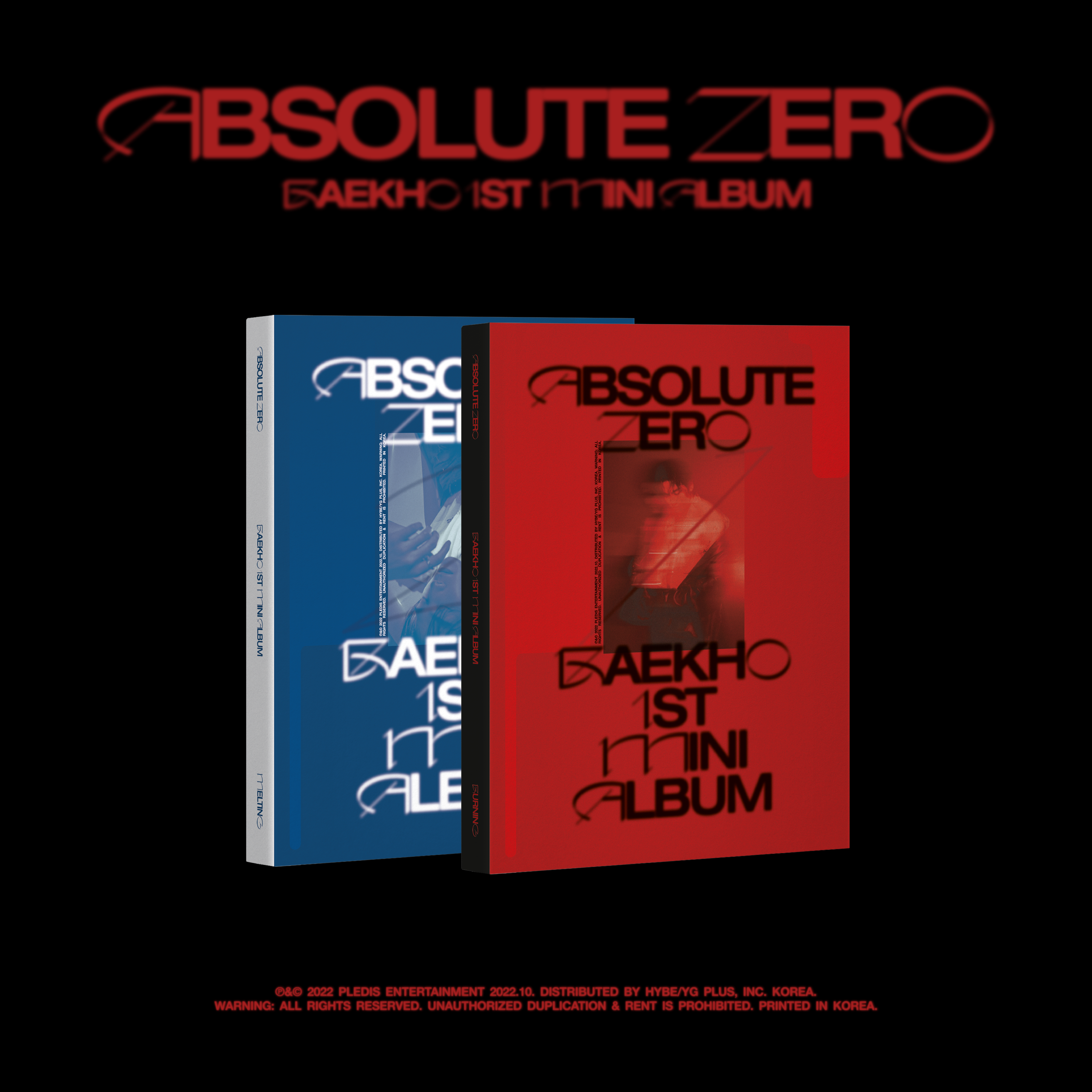 백호(BAEKHO) - 1st Mini Album [Absolute Zero] (버전랜덤출고)