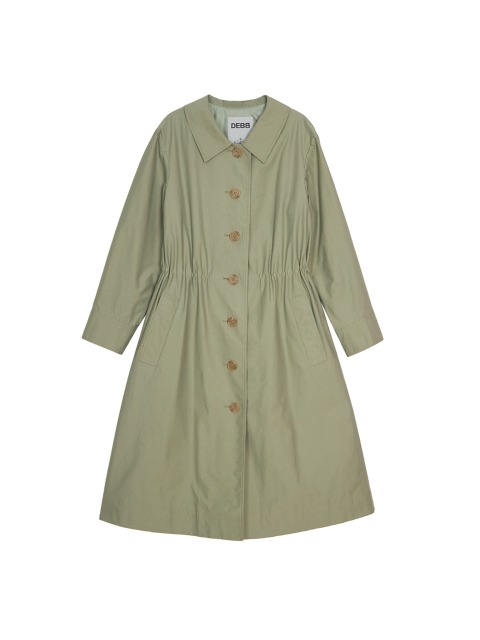 Single Button Trench Coat_KH