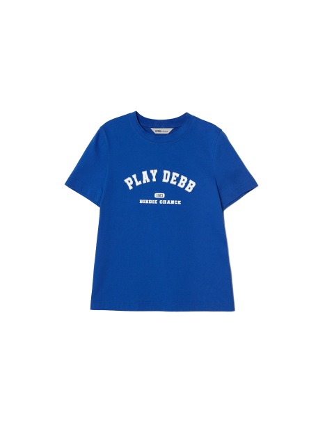 Playdebb logo round t-shirt_BL