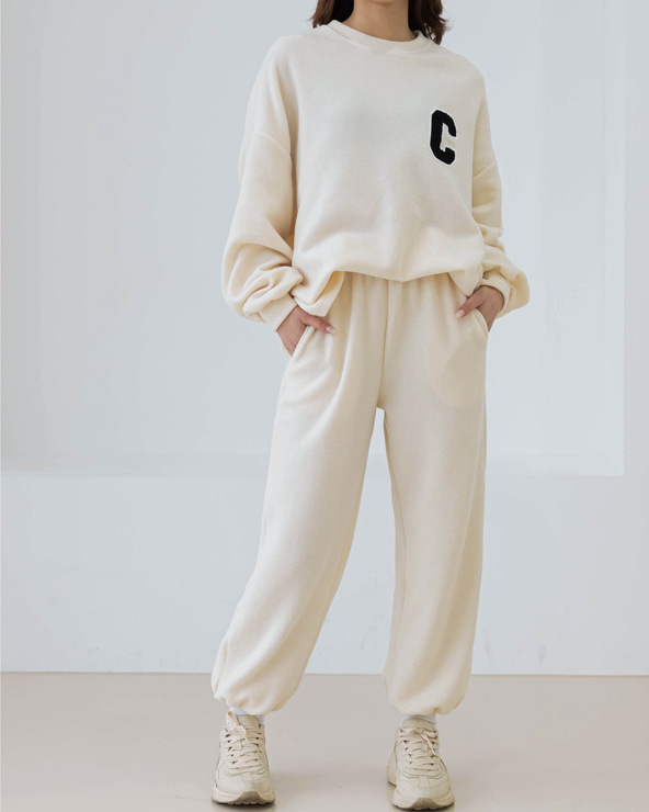 Round Neck Loose Fit Tracksuit