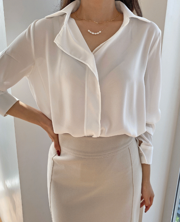 low basic blouse