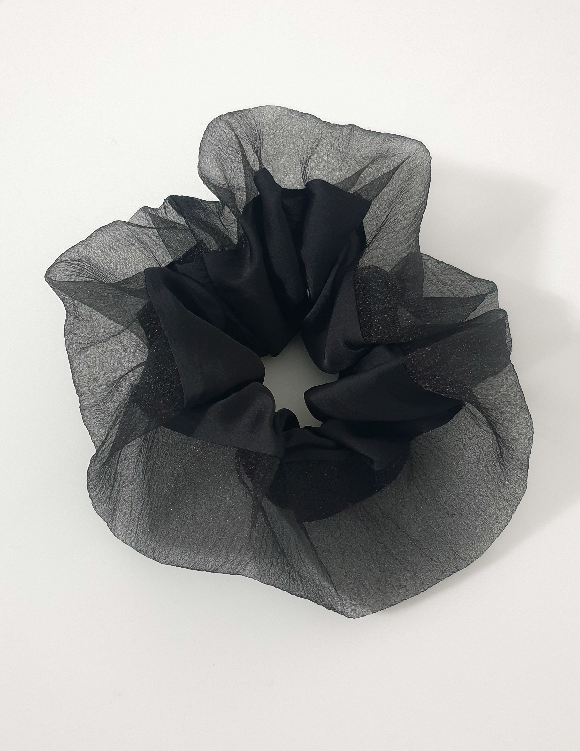 See-Through Solid Tone Scrunchie